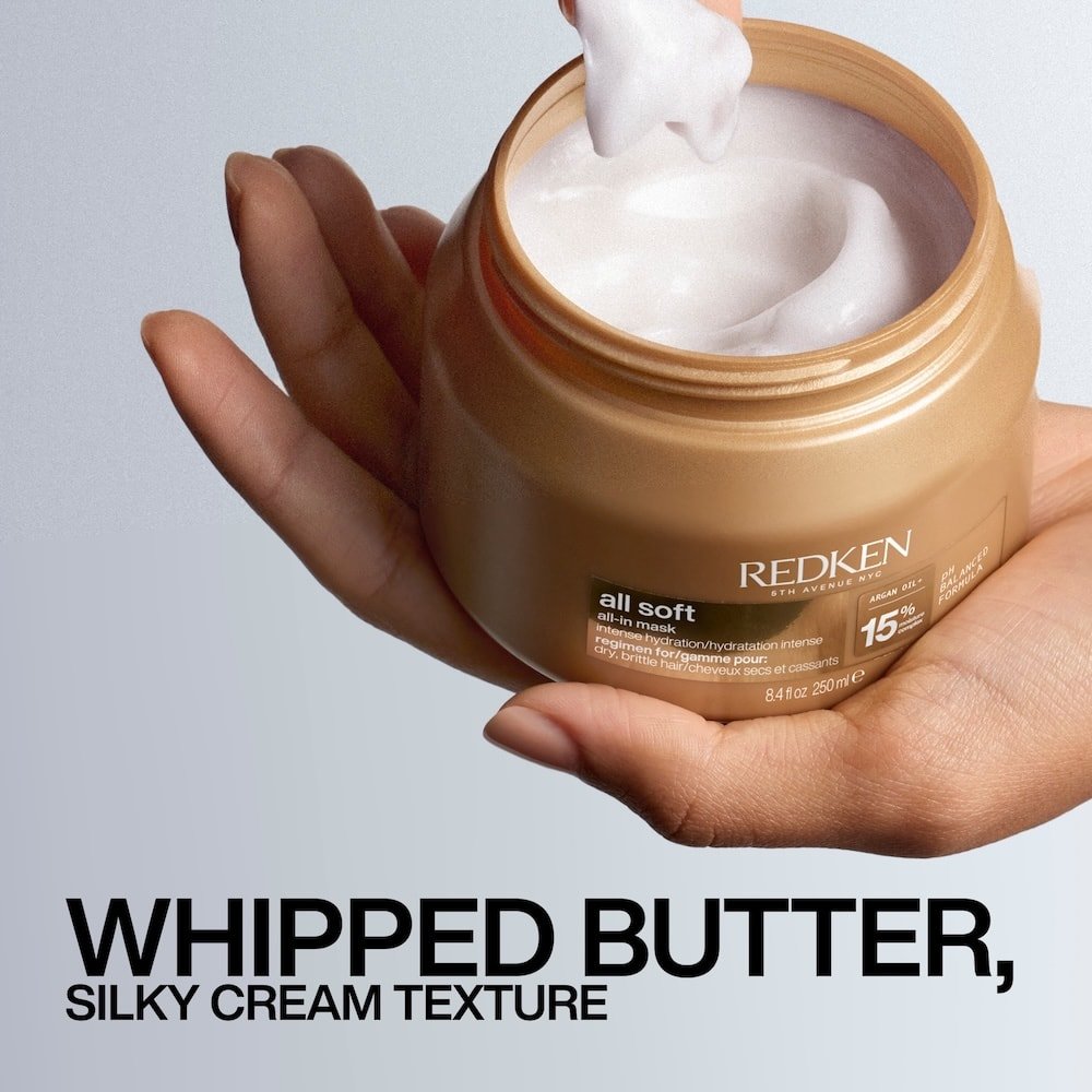 Redken 2026 All Soft Mask Ecom ATF Texture