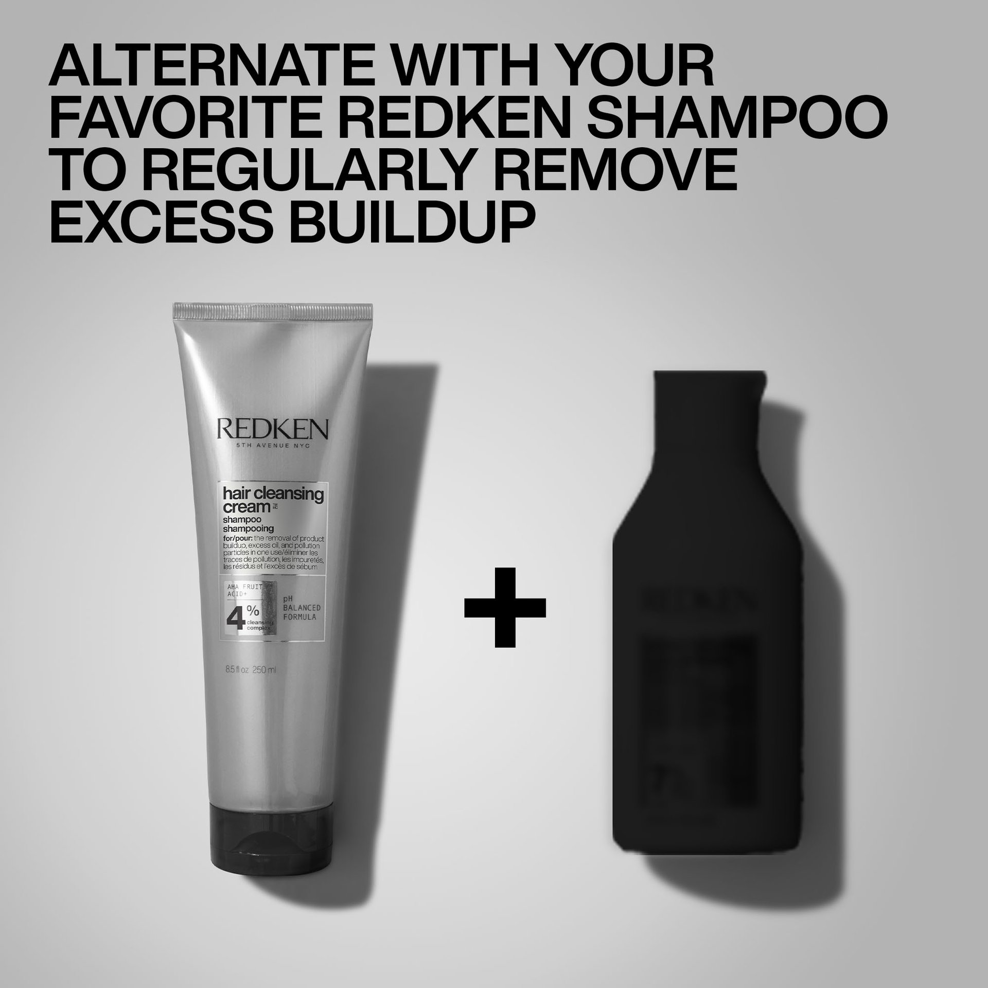 CRÈME DE JANN BLACK CREAM SHAMPOO 400g Cleansing cream for healthier and shinier hair | Redken