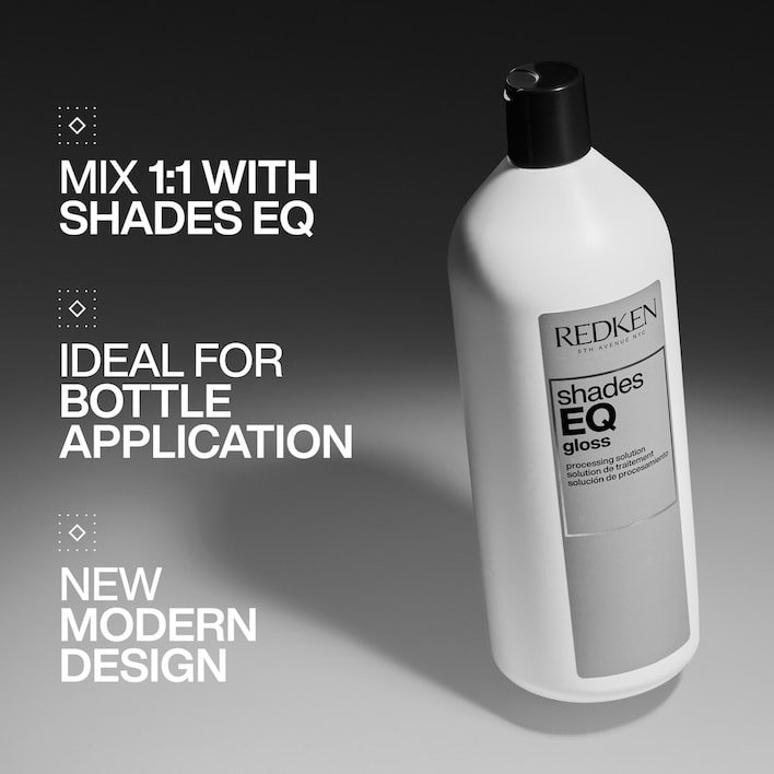 Redken 2024 Shades EQ Processing Solution Infographic