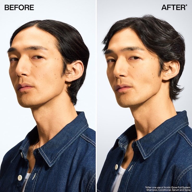 Redken 2025 Acidic Grow Full System ATF Before