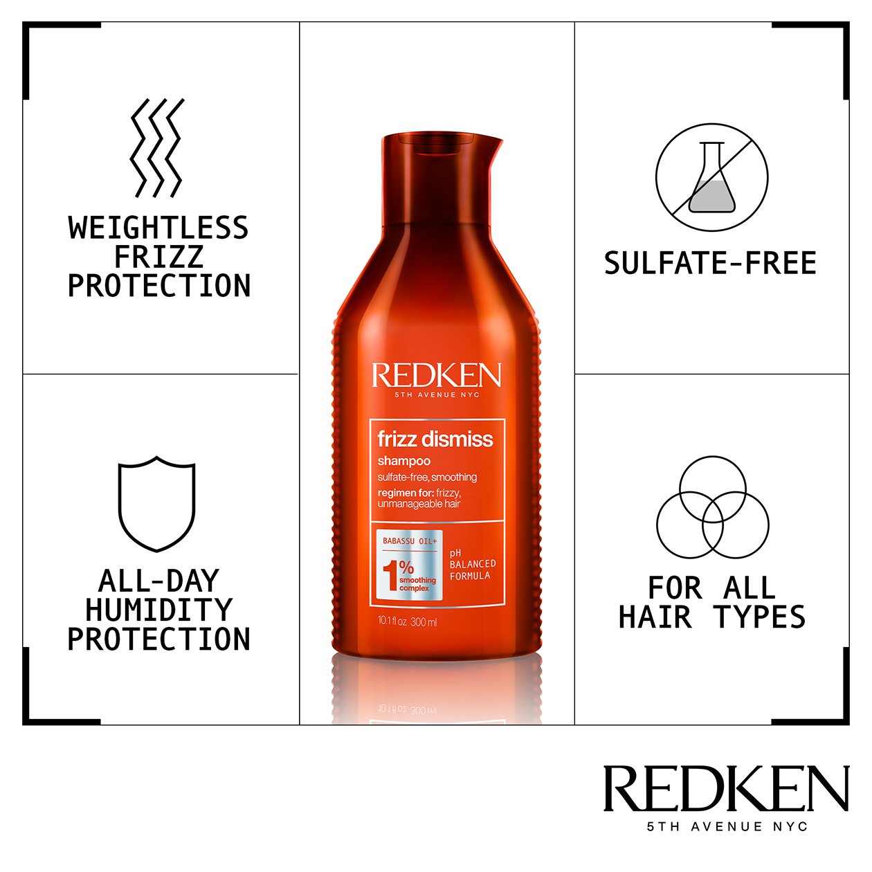 Redken frizz sales dismiss shampoo