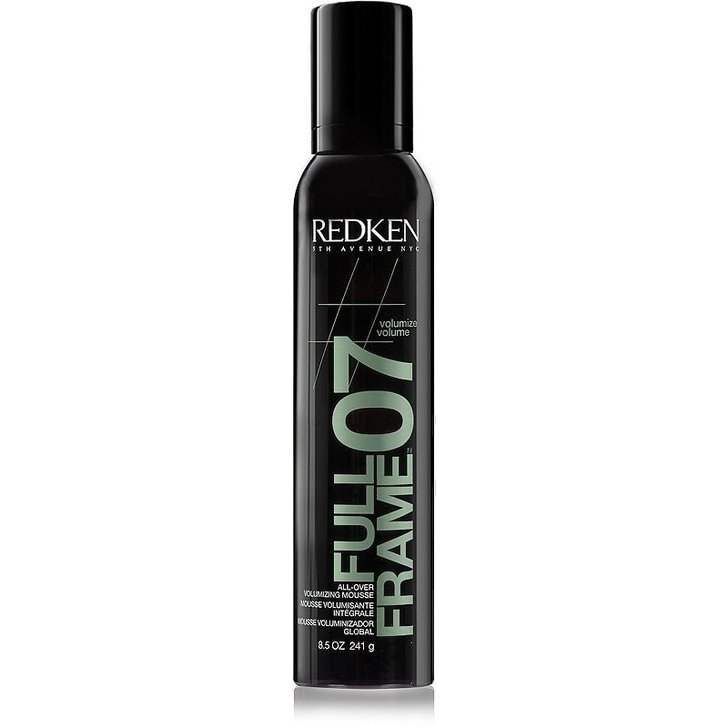 Redken Full Frame 07 volumizing mousse. Size 8.5 fl oz / 250 ml.