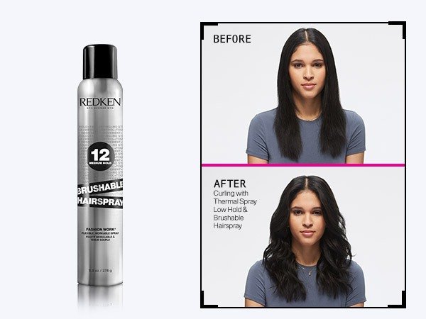 Redken 2022 NA Brushable Hairspray Before After 600x450