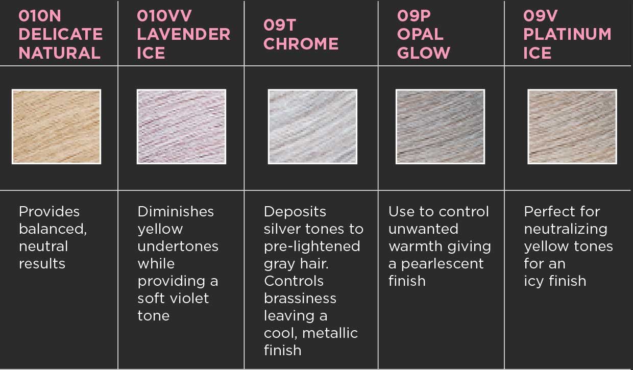 Toning with shades eq SALON SERVICES Education test